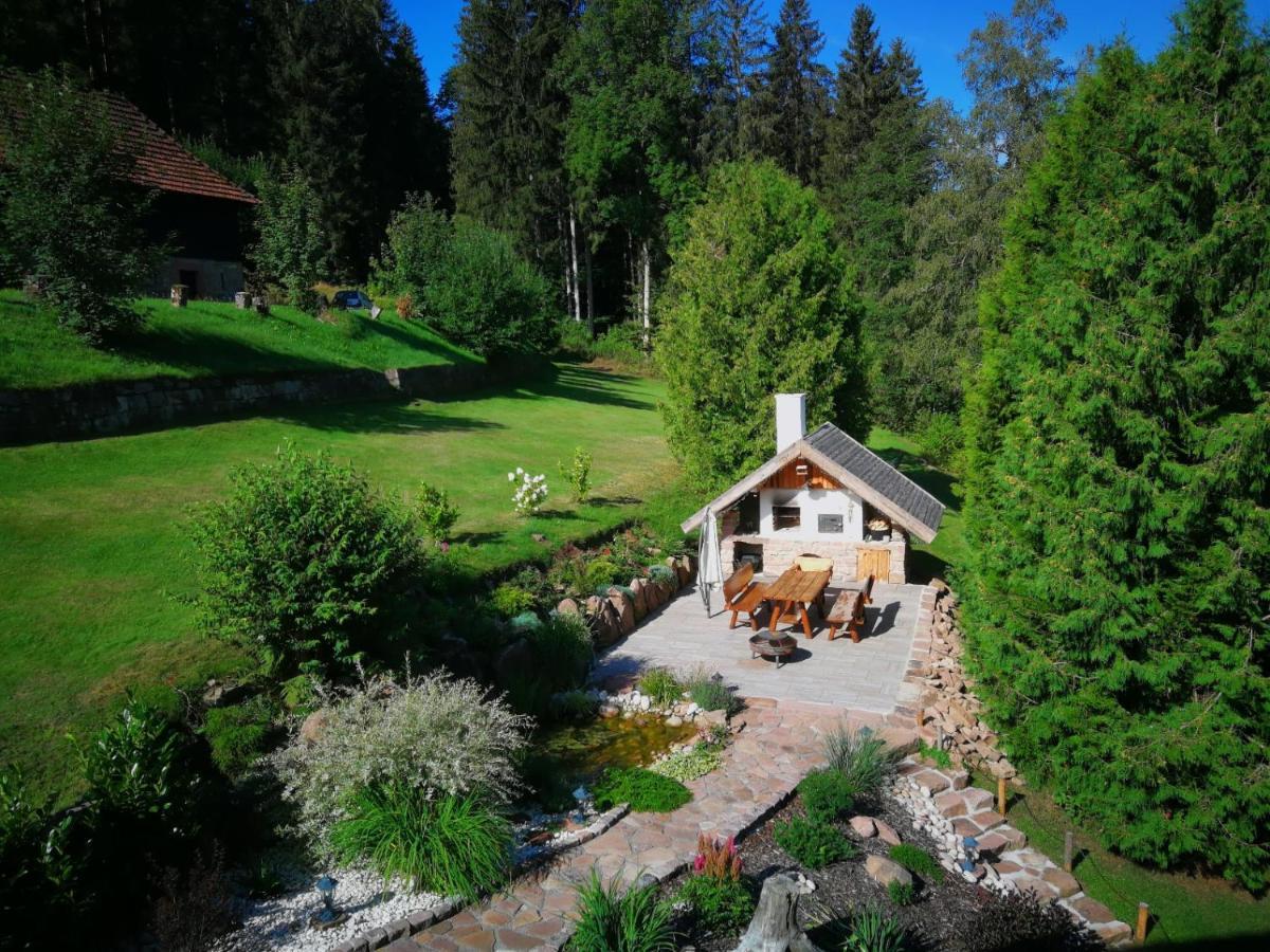 Ferienwohnung Ferienhaus Enzquelle Enzklösterle Exterior foto