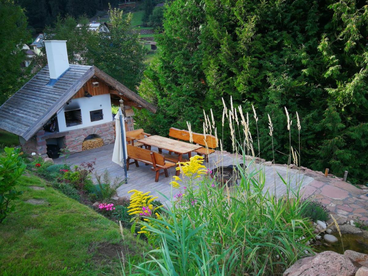 Ferienwohnung Ferienhaus Enzquelle Enzklösterle Exterior foto